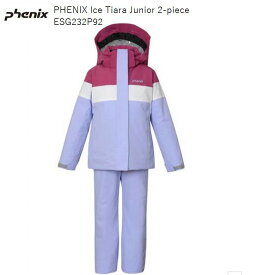 フェニックス 2024 PHENIX Ice Tiara Junior 2-piece PPL ESG232P92 子供用スキーツーピース ジュニアスキーウエア