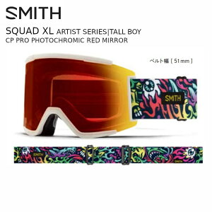 X~X S[O 2025 SMITH SQUAD XL ARTIST SERIES TALL BOY CP PRO PHOTOCHROMIC RED MIRROR [W ʃY Z~X xg51mm S[O\bNt