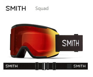 X~X 2025 2026 SMITH SQUAD Black CP PRO PHOTOCHROMIC RED MIRROR XL[ Xm{S[O XJbh Y
