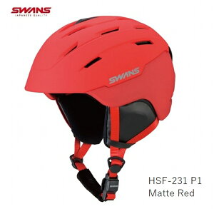 XY wbg 2024 SWANS Freeride Helmet HSF-231 P1 Matte Red t[Ch nCubh Xm[wbg