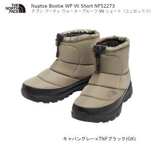 �U�E�m�[�X�t�F�C�X �A�E�g�h�A THE NORTH FACE Nuptse Bootie Waterproof VII Short NF52273 �k�v�V �u�[�e�B �E�H�[�^�[�v���[�t VII �V���[�g �h�� �h�� �u�[�c