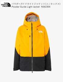 ザ ノースフェイス スキーウェア THE NORTH FACE Powder Guide Light Jacket SK SummitGold x Black メンズ パウダーガイド ジャケット NS62305