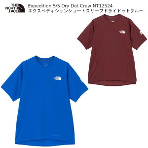 �U�E�m�[�X�t�F�C�X �A�E�g�h�A THE NORTH FACE Expedition Short Sleeve Dry Dot Crew NT12524 �G�N�X�y�f�B�V�����V���[�g�X���[�u�h���C�h�b�g�N���[ �e�N�j�J���x�[�X���C���[ ���j�Z�b�N�X