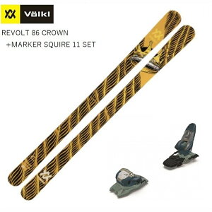 �t�H���N�� �X�L�[�� 2024 VOLKL REVOLT 86 CROWN �����H���g 86 �N���E�� + 2025 �}�[�J�[SQUIRE 11 SET �t���[���C�h ����t