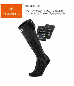 �T�[�~�b�N THERM-IC POWER SOCKS HEAT FUSION UNI �p���[�\�b�N�X�q�[�g�t���[�W�������j �{ S�p�b�N1400B�o�b�e���[�Z�b�g �����m�E�[���� ��􂢉�