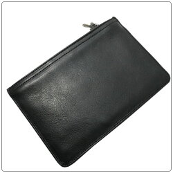 クロムハーツ財布（ChromeHearts）ジッパーチェンジパース＃2ブラック・ヘビーレザーウォレット(メンズ）（クロム・ハーツ）（長財布）
