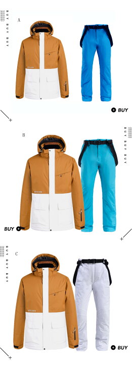 楽天市場 スノボウェア かわいい おしゃれ 上下セット レディース メンズ ユニセックス スキー ジャケット パンツ 撥水 防水 防風 セットアップ リアリズム スノーボードウェア レディース 上下 スキーウェア 可愛い スノボウェア レディース Amu Shop