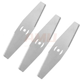 【 二つ目半額】充電式草刈機替刃 スチールブレード3枚セット 取付穴径5mm 電動草刈り機 コードレス 草刈機 交換用刃　草刈り払い機　交換用