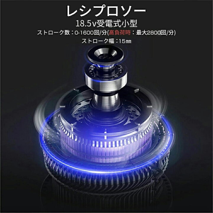 楽天市場】【一年保証 マキタ対応バッテリー】レシプロソー 充電式 