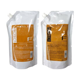 ★【送料無料】【 詰め替え セット 】フィヨーレ FIOLE Fプロテクト ベーシック シャンプー 1000ml リッチマスク 1000g リフィル