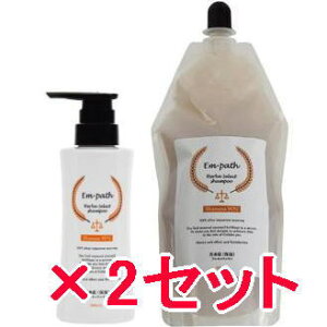 �y�X�����iP2-20�{�I�z�y���������z �R���{�v�� �^ Em-path Herba �V�����v�[ WN 300ml �� 500ml���t�B���@2�Z�b�g�@Em-path Herba Select Shampoo WN�@�y���d�オ��Ȃ̂�