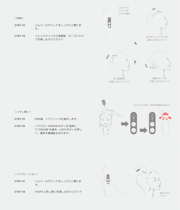 スカルプマッサージ機｜PRODUCTS｜puteloプテロ理美容室専売品の
