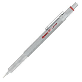 【全商品ポイント10倍！ 5月23日20:00～5月27日1:59】ロットリング rOtring ／Rotring 600 シャープペンシル 0.5mm / シルバー / 3501179044453