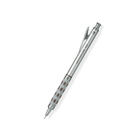 【全商品ポイント10倍！ 5月23日20:00～5月27日1:59】ぺんてる Pentel／グラフギア1000　シルバー　0.3mm　・HB　PG1013