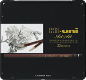 三菱鉛筆 MITSUBISHI ／ ハイユニ アートセット ／ 「ユニ」鉛筆シリーズの中で、最上位グレードである「ハイユニ」の全22硬度をセット商品 ／ 49027780408
