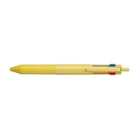 ★三菱鉛筆 MITSUBISHI ／ジェットストリーム 新3色ボールペン SXE3-507 ／ 軸色: マスタード / インク色:黒、赤、青 / ボール径:0.5／ 490277