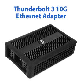 OWC Thunderbolt 3 10G Ethernet Adapter オリジナル日本語マニュアル付き ネットワークアダプター データ転送時間短縮 作業効率向上 簡単セットアップ Mac/Windows対応 放熱効率 Thunderbolt 3対応 バスパワー駆動
