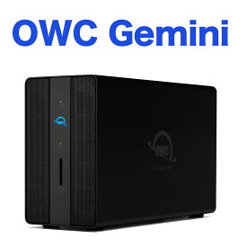 OWC Gemini オリジナル日本語マニュアル付き Thunderbolt3対応 ハードウェアRAID機能搭載 ドッキングステーション機能 macOS対応 Windows対応 iPadOS対応