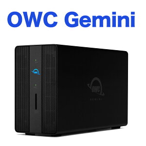 OWC Gemini IWi{}jAt Thunderbolt3Ή n[hEFARAID@\ hbLOXe[V@\ macOSΉ WindowsΉ iPadOSΉ
