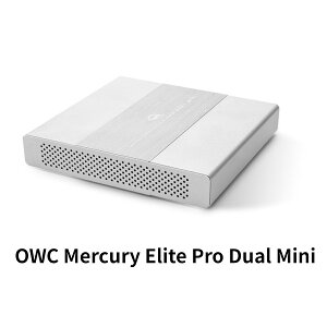OWC Mercury Elite Pro Dual Mini USB 3.1 Gen 2Ή RAID@\t 2܂ł2.5C` HDD/SSD𓋍ډ\ oXp[ MacWindowsΉ
