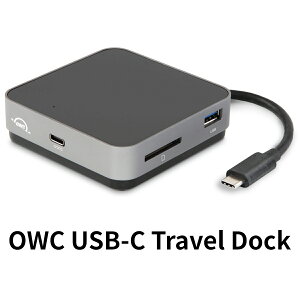 OWC USB-C Travel Dock USB 3.1 Gen 1Ή UHS-IIΉSDJ[hXbg ő4Ki4096×2160/30Hzjo͂\HDMI|[g