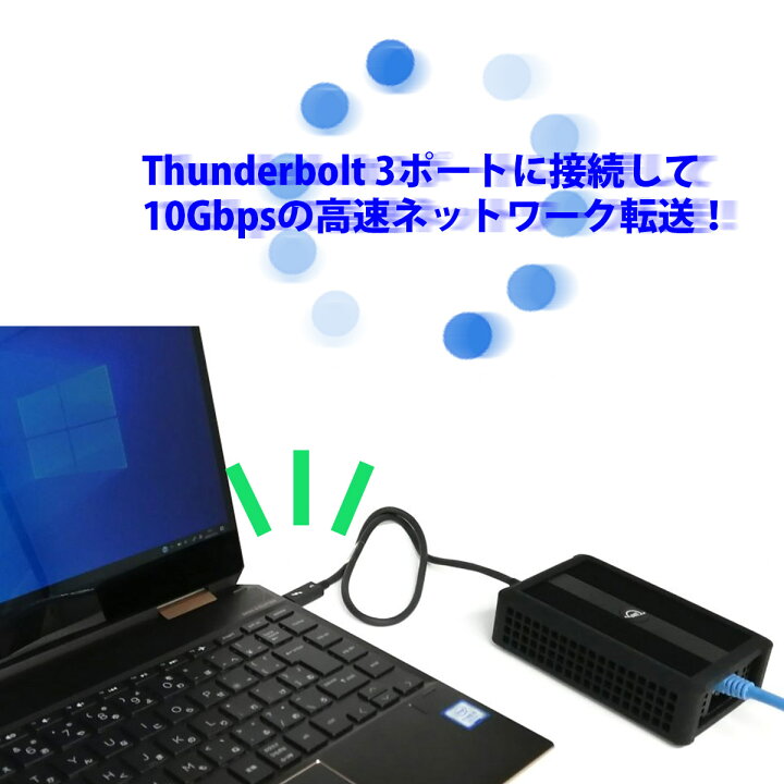 楽天市場】OWC Thunderbolt 3 10G Ethernet Adapter オリジナル日本語  