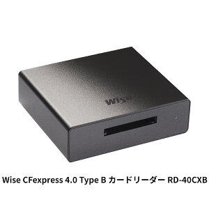 Wise CFexpress 4.0 Type B J[h[_[ RD-40CXB CFexpress Type B J[hΉ USB4i40Gbpsj̍]ɑΉ f[^ANZX󋵂\LEDv𓋍
