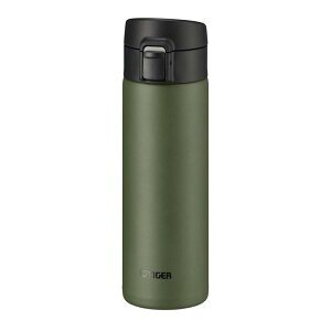 タイガー魔法瓶(TIGER) 水筒 480ml マグボトル ワンタッチ 軽量 ステンレスボトル 真空断熱 保温保冷 グリーン MKA-K048GK