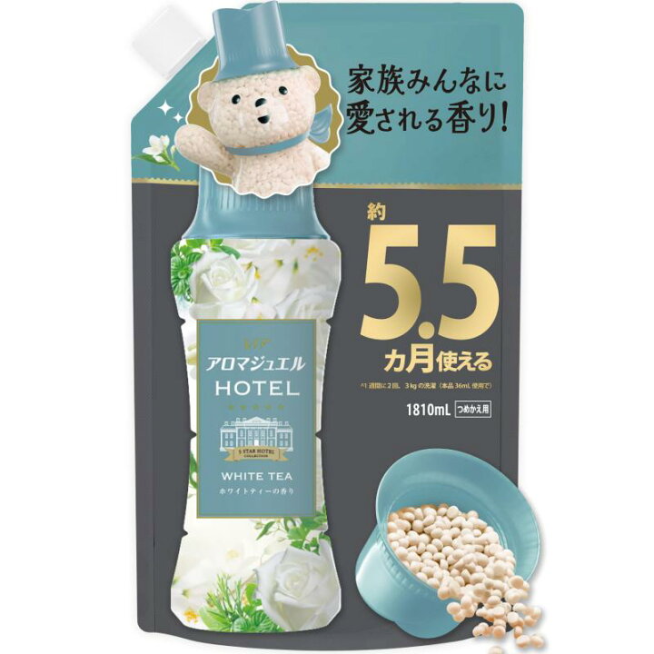 楽天市場】レノア アロマジュエル HOTEL お洗濯の香り付けビーズ 