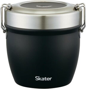 �X�P�[�^�[(Skater) �ۉ��ٓ��� ���^ 2�i 800ml ��e�� �j�� �X�e�����X �����`�W���[ �ۉ��ۗ� �^��f�M�\�� �u���b�N STLBD8AG-A