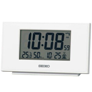 �Z�C�R�[�N���b�N(Seiko Clock) �u�����v ���p�[�� �{�̃T�C�Y:7.8×13.5×3.8cm �ڊo�܂����v �d�g �f�W�^�� �J�����_�[ ���x ���x �\�� SQ790W