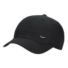 ＼11日まで8％OFFクーポン／ナイキ(NIKE) 2025 SU ジュニア Dri-FIT Club アンストラクチャード メタル スウッシュ キャップ FB5064-010ブラック(25y4m)[次回使えるクーポンプレゼント]