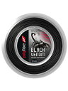 ポリファイバー ブラックヴェノム(1.15／1.20／1.25／1.30mm) 200Mロール 硬式テニス ポリエステル ガットPolyfibre Black Venom (1.15／1.20／1.25／1.30)200m roll strings ブラックベノム[次回使えるクーポンプレゼント]