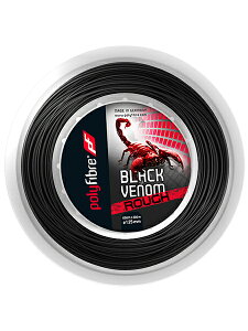 �_7��20���`12���ő�1500�~�N�[�|���^�|���t�@�C�o�[(Polyfibre) �u���b�N���F�m�� ���t Black Venom Rouch (1.25mm�^1.30mm) 200M���[�� �d���e�j�X�K�b�g �|���G�X�e���K�b�g[����g����N�[�|���v���[��