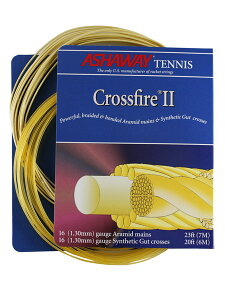 ypbP[WizAbVEFC NXt@C[II 1.30mm Pu[iC̃nCubhdejXKbg Ashaway Crossfire II 16 Kevlar String[gN[|v[g]