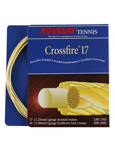 ypbP[WizAbVEFC NXt@C[ 17(1.25mm) Pu[iC̃nCubhdejXKbg Ashaway Crossfire 17 Kevlar String[gN[|v[g]