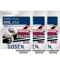 【マジッククーポン11%OFF対象】【後衛向きハイブリッド】【単張パッケージ品】ゴーセン(GOSEN) 剛戦X5S …