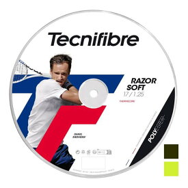 テクニファイバー(Tecnifibre) 2023 RAZOR SOFT レーザーソフト (120／125／130) 200Mロール 硬式テニス ポリエステルガット 04RRAS-カーボン(23y4m)[次回使えるクーポンプレゼント]