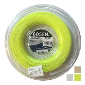 14・15日48時間15％OFF対象】【10％OFFマジッククーポン対象】ゴーセン(Gosen) OG-SHEEP(オージーシープ) PROFORM TUFF(プロフォーム タフ) 16GA(1.29mm) 200Mロール 硬式テニス モノフィラメントガット TS4352(20y8m)[次回使えるクーポンプレゼント]