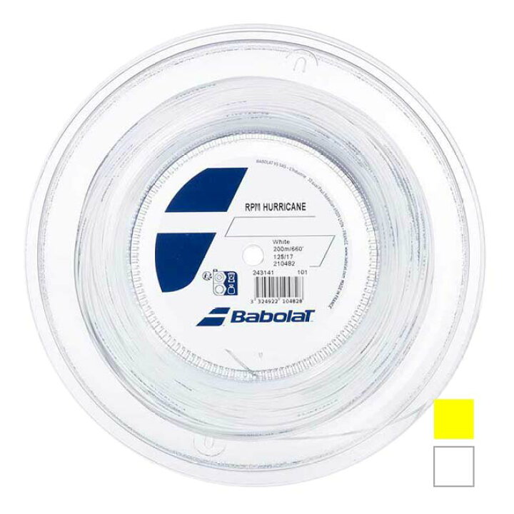 楽天市場】バボラ(Babolat) 2020 RPM ハリケーン (120／125／130／135 