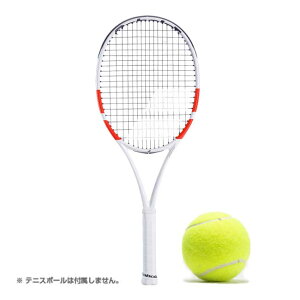�y�S��25.5cm�I�z�o�{��(Babolat) �~�j���P�b�g 2024 PURE STRIKE �s���A�X�g���C�N �����Ӂ� �~�j�`���A�ł��I 741020-100 �z���C�g×���b�h(24y2m)[����g����N�[�|���v���[���g]