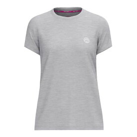 【海外サイズ】BIDI BADU(ビディバドゥ) レディース CREW チル 半袖Tシャツ 【定番】 W1620015-GRMEL グレー×メランジ(24y3mテニス)[次回使えるクーポンプレゼント]