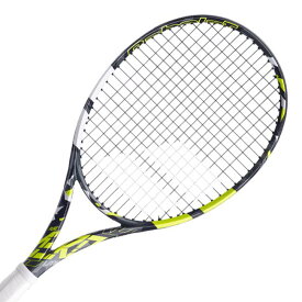 バボラ(Babolat) 2022／2023 PURE AERO LITE ピュアアエロ ライト (270g) 海外正規品 硬式テニスラケット 101491-370 グレー×イエロー×WH(23y2m)[NC][次回使えるクーポンプレゼント]
