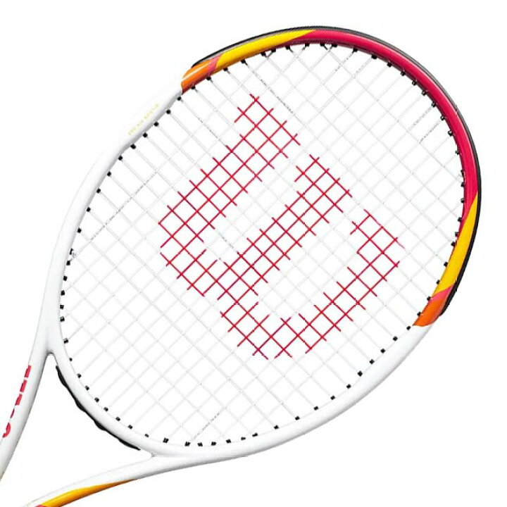 楽天市場】ウィルソン(Wilson) SIX.ONE シックスワン (264g) 海外正規品 硬式テニスラケット WR125010U-ホワイト×レッド×イエロー(23y10m)[NC][次回使えるクーポンプレゼント] : アミュゼスポーツ