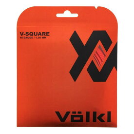[お試し12Mカット品]フォルクル(Volkl) Vスクェア V-Square 19(1.10mm)／ 18(1.20mm)／17(1.25mm)／16(1.30mm) 12M 硬式テニス ポリエステルガット -ラヴァ(19y8m)[次回使えるクーポンプレゼント]