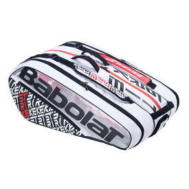 [12本収納]バボラ(Babolat) 2019 ピュアストライク ラケットホルダー ラケットバッグ 751201-149ホワイト×レッド(19y8m)[次回使えるクーポンプレゼント]