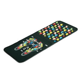 【足裏を刺激してリフレッシュ！】HAC(ハック) 爽快気持ちィ?！ 足つぼマット 全長70cm 血行促進 健康維持 HAC3312-ブラック(23y2m)[次回使えるクーポンプレゼント]