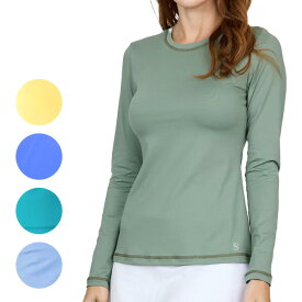 【USサイズ】Sofibella(ソフィベラ) レディース UV Colors UVカラー 無地 長袖Tシャツ 7013(22y11mテニス)[次回使えるクーポンプレゼント]