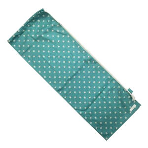 売切り終了!在庫処分特価】【ラケットケース 便利なソフトタイプ】フェリーチェ(felice) バドミントンラケット用 ソフトケース(1本用) 星柄(スター柄) ミントグリーン×ホワイト (23y4m)[次回