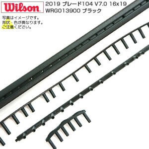 y2BUY 8%OFF 28E29E303ԌzyObgzEB\(Wilson) 2019 u[h104 V7.0 16x19 ubN (BLADE104 V7.0 Grommet) WRG013900(19y10m)[gN[|v[g]